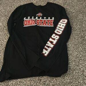 Ohio State Buckeyes Kids Black Long Sleeve Tee